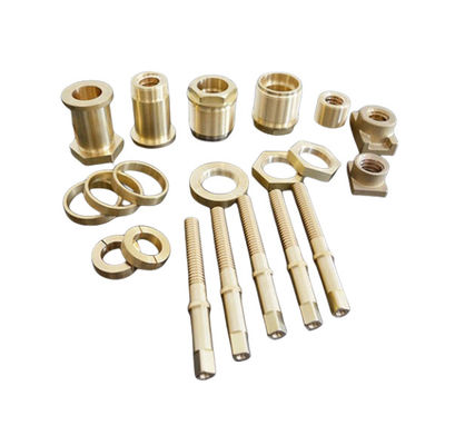Componentes mecanizados CNC de precisión de latón Tamaño personalizado ISO9001